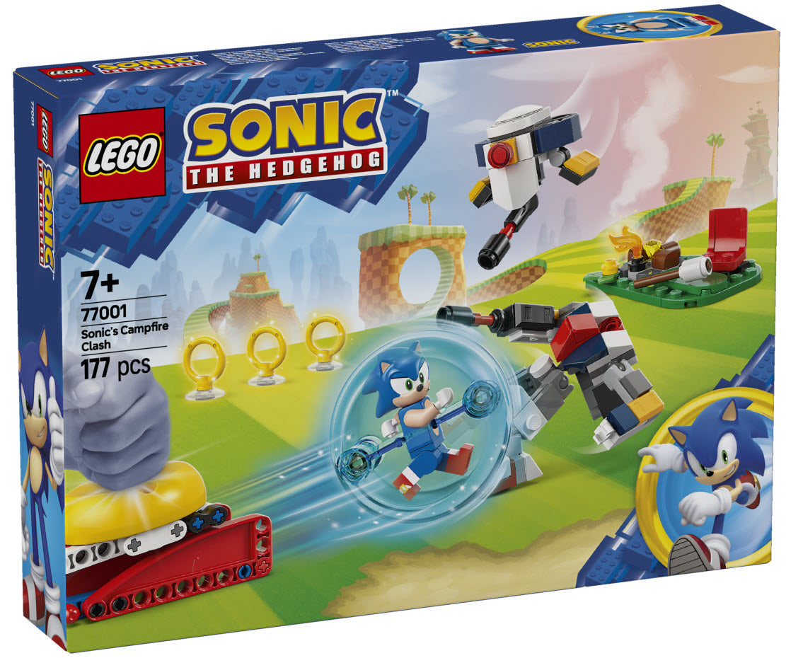 Verpackung: LEGO Sonic 77001 Sonics Showdown am Lagerfeuer