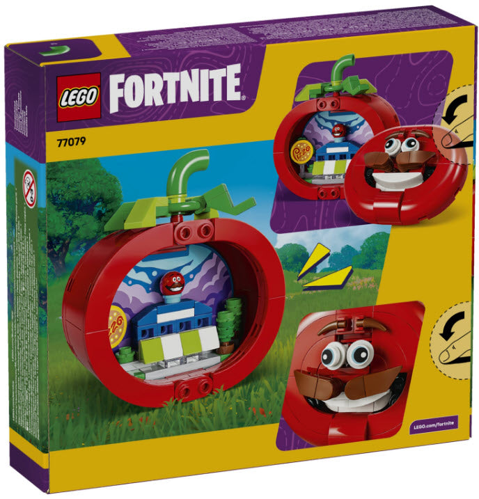 Box Rückseite: LEGO Fortnite 77079 Tomatenkopf