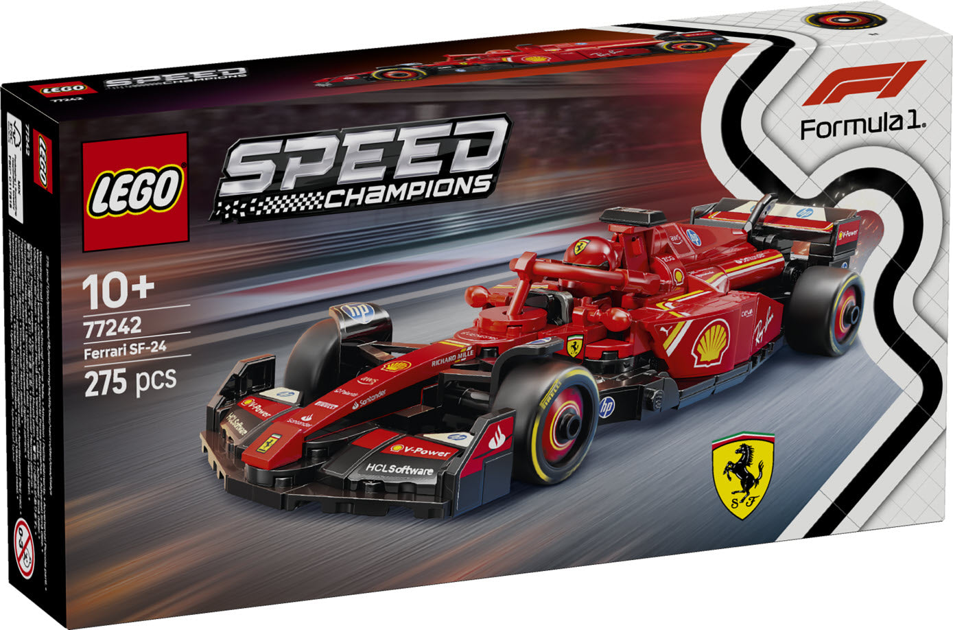 Verpackung: LEGO Speed Champions 77242 Ferrari SF-24 F1 Rennauto