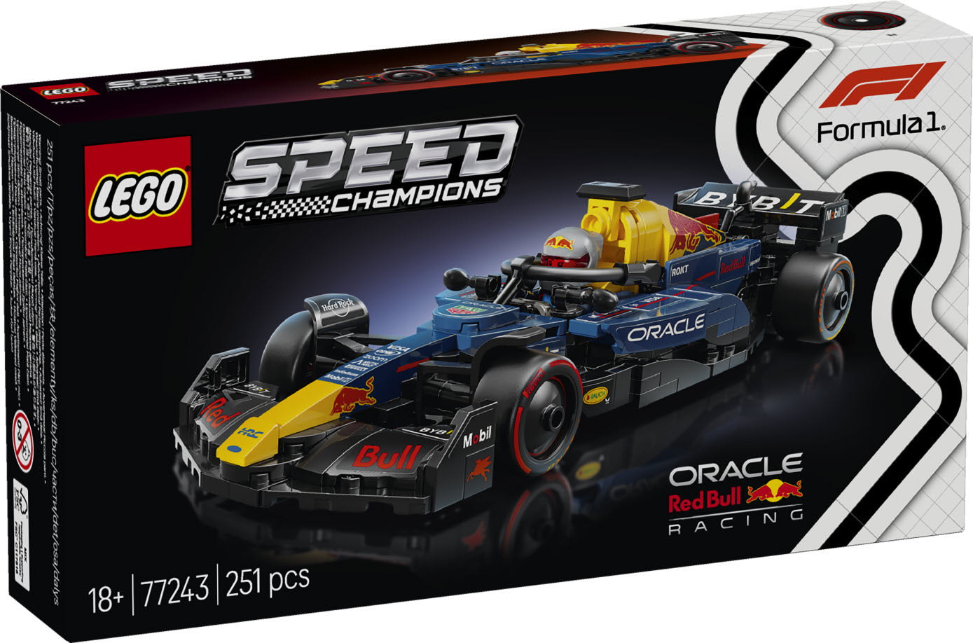 Verpackung: LEGO Speed Champions 77243 Oracle Red Bull Racing RB20 F1 Rennauto