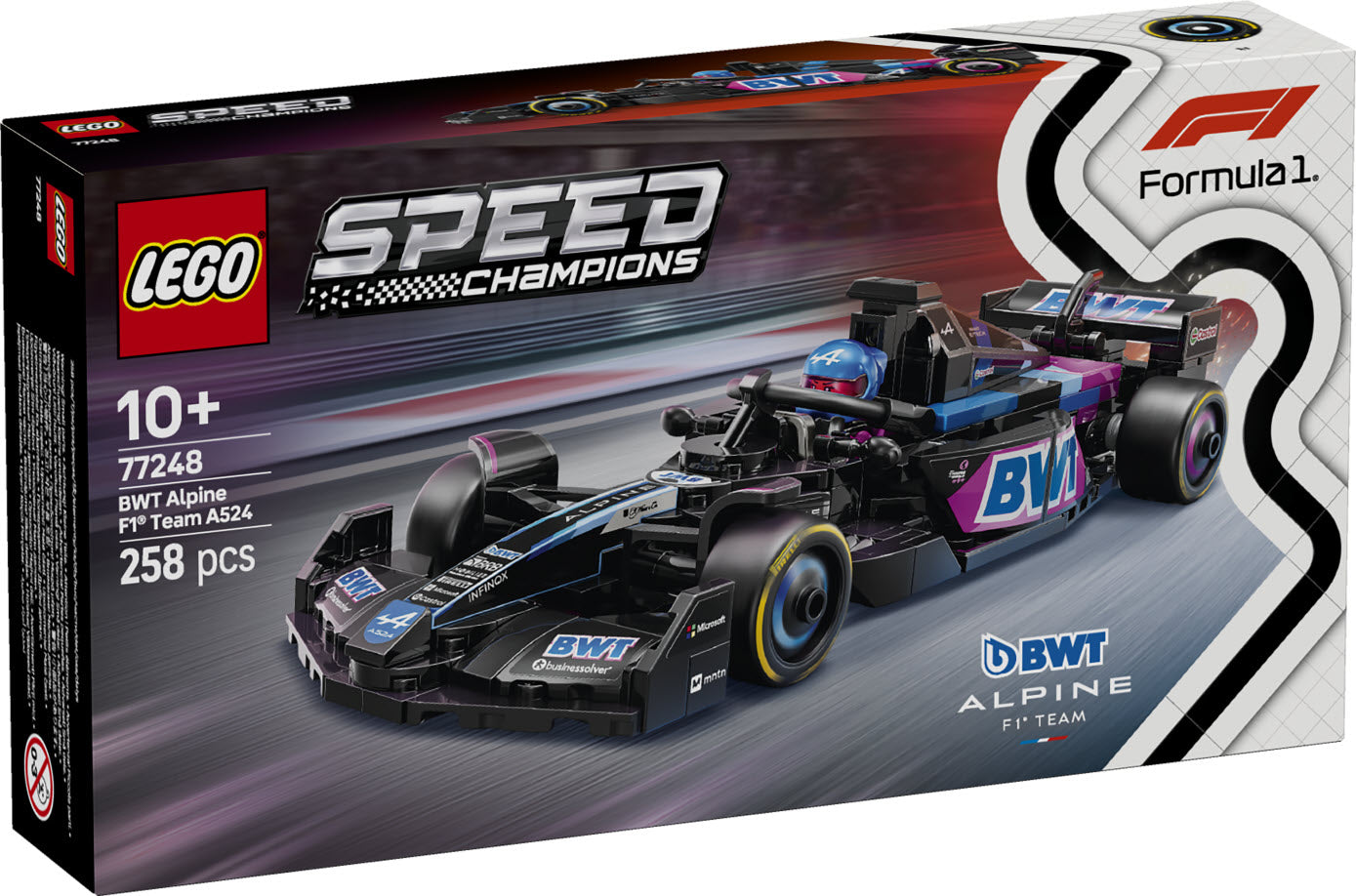 Verpackung: LEGO Speed Champions 77248 BWT Alpine F1 Team A524 Rennauto
