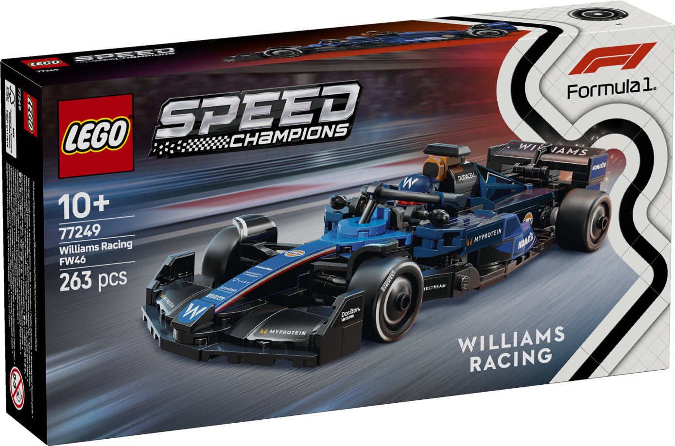 Verpackung: LEGO Speed Champions 77249 Williams Racing FW46 F1 Rennauto