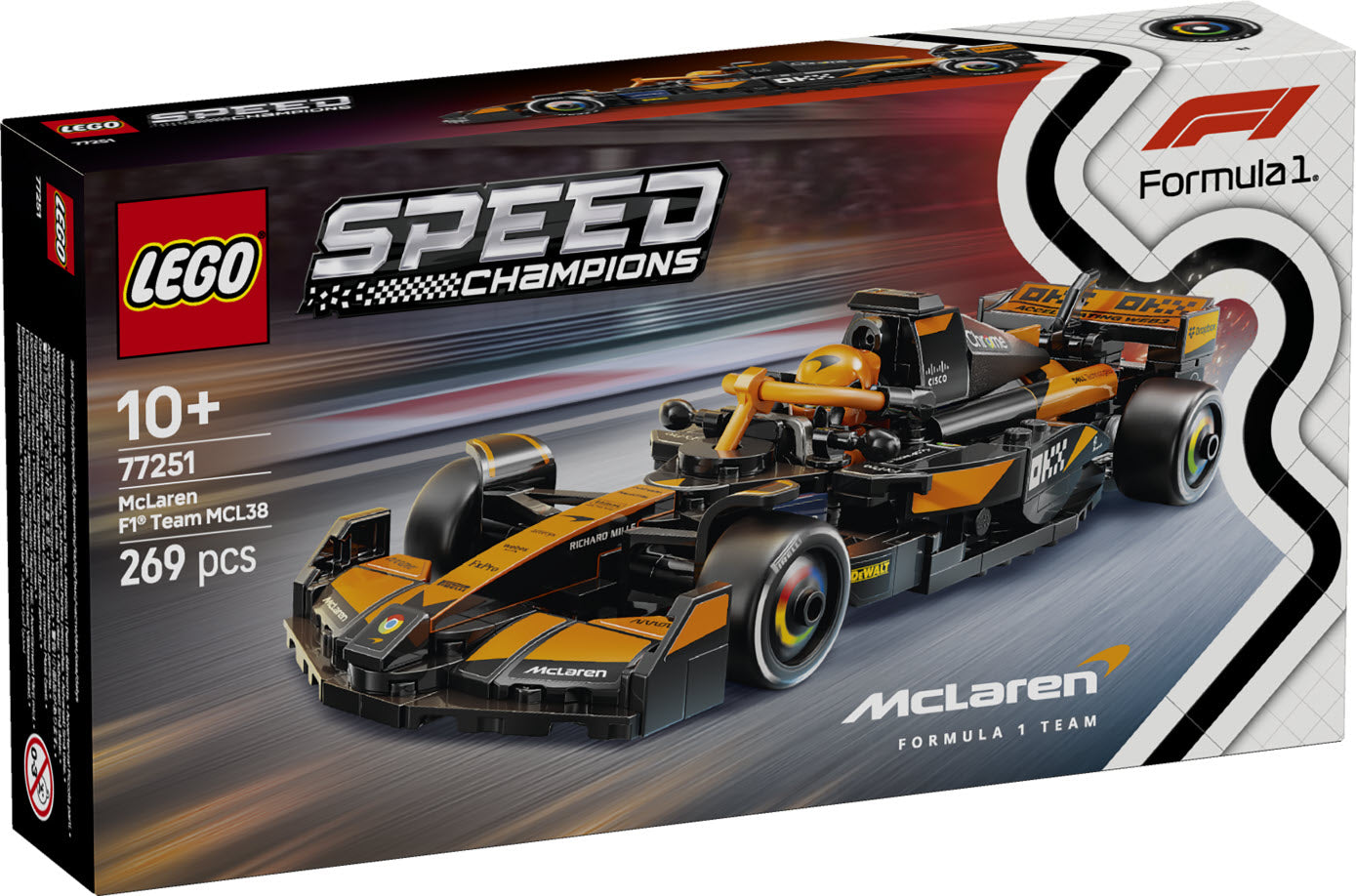 Verpackung: LEGO Speed Champions 77251 McLaren F1 Team MCL38 Rennauto
