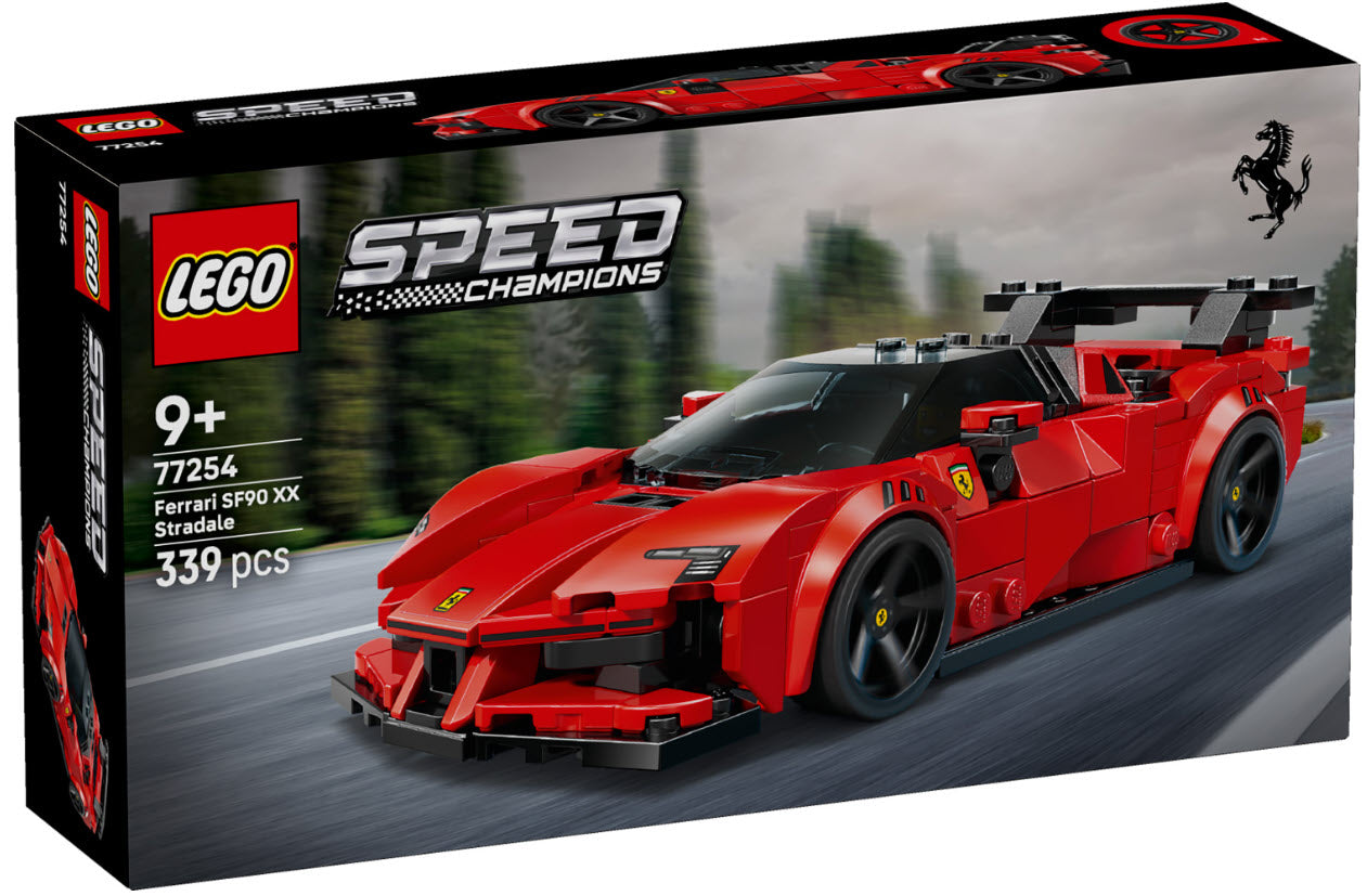 Verpackung: LEGO Speed Champions 77254 Ferrari SF90 XX Stradale Sportwagen