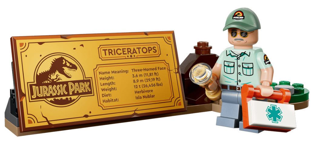 Minifiguren: LEGO Jurassic World 77985 Dinosaurier-Fossilien: Triceratops