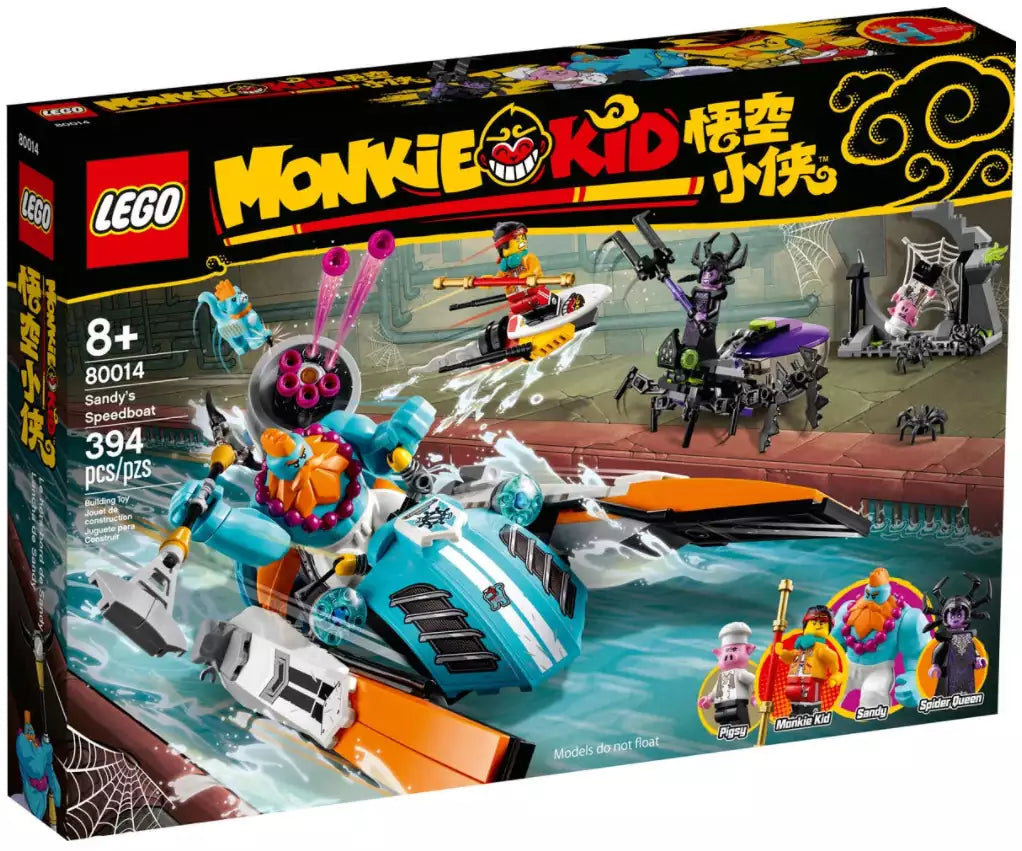 Verpackung: LEGO Monkie Kid 80014 Sandys Schnellboot