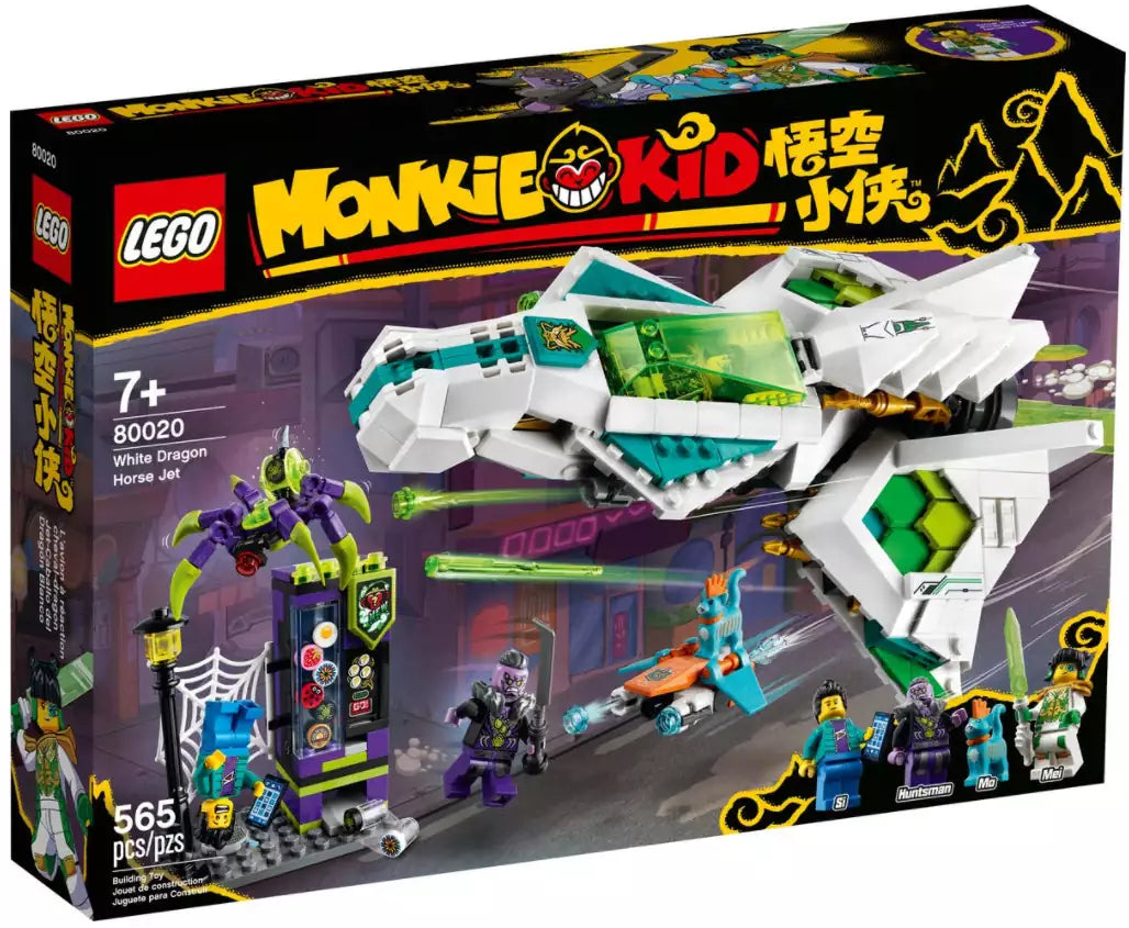 Verpackung: LEGO Monkie Kid 80020 Jet des weißen Drachenpferds