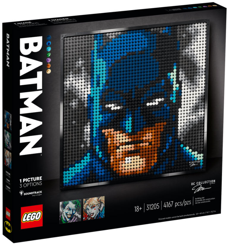 Verpackung: LEGO Art 31205 Jim Lee Batman Kollektion