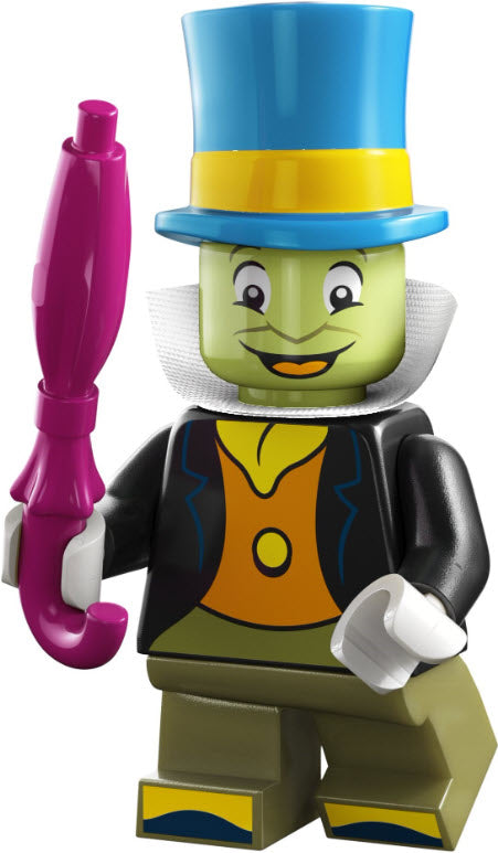 Inhalt: LEGO Disney Serie 100 Minifiguren 71038-03 Jiminy Cricket