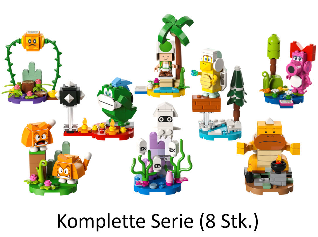 Inhalt: LEGO Mario-Charaktere-Serie 6 71413 Alle 8 Figuren