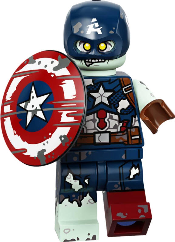Inhalt: LEGO Marvel Studios Serie 1 Minifiguren 71031-09 Zombie Captain America