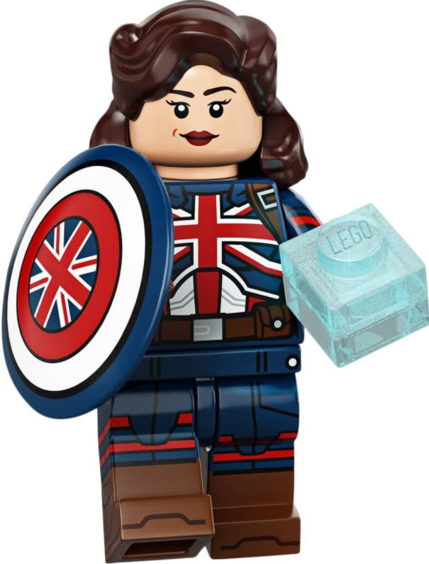 Inhalt: LEGO Marvel Studios Serie 1 Minifiguren 71031-10 Captain Carter