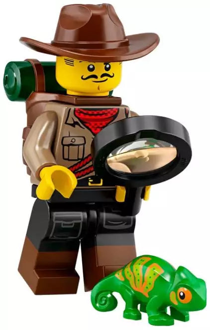 Inhalt: LEGO Minifiguren Serie 19 71025-07 Dschungelforscher