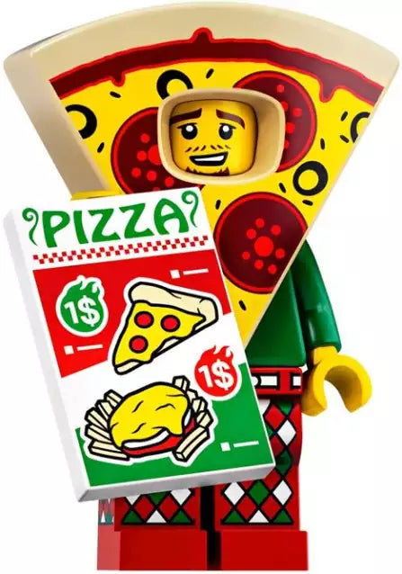 Inhalt: LEGO Minifiguren Serie 19 71025-10 Mann im Pizzakostüm