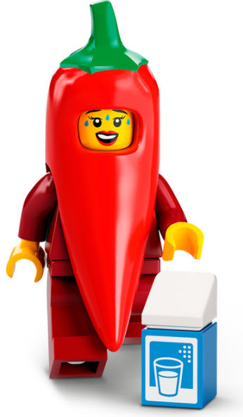 Inhalt: LEGO Minifiguren Serie 22 71032-02 Chilikostüm-Fan