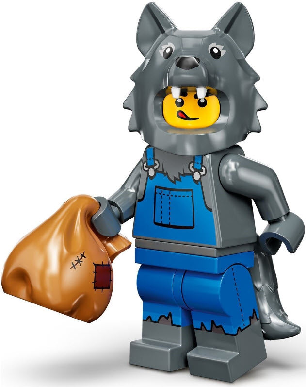 Inhalt: LEGO Minifiguren Serie 23 71034-08 Wolfs-Kostüm
