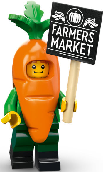 Inhalt: LEGO Minifiguren Serie 24 71037-04 Karotten-Maskottchen