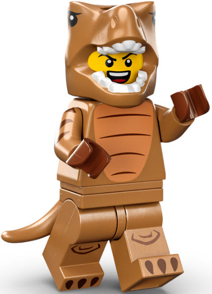 Inhalt: LEGO Minifiguren Serie 24 71037-06 T-Rex-Kostümfan