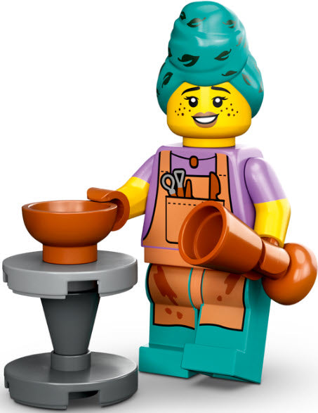 Inhalt: LEGO Minifiguren Serie 24 71037-09 Töpferin