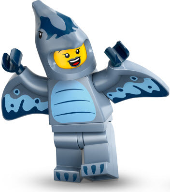 Inhalt: LEGO Minifiguren Serie 27 71048-06 Pterodactyluskostüm-Fan