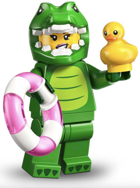 Inhalt: LEGO Minifiguren Tiere Serie 28 71051-08 Krokodil