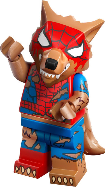 Inhalt: LEGO Spider-Man Minifiguren 71050-12 Peter Parker/Werewolf Spider-Man