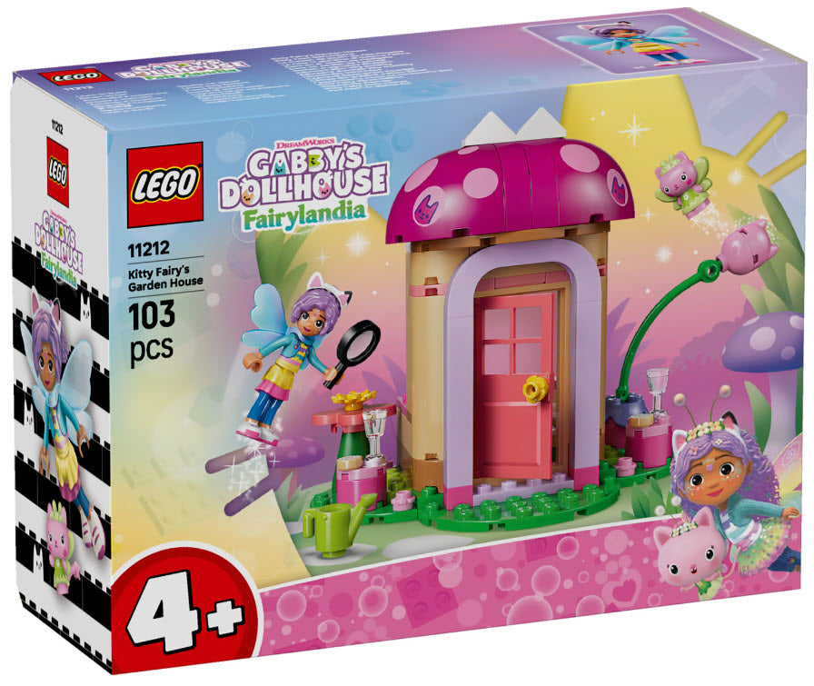 LEGO Gabby's Dollhouse 11212 Kitty Fees Gartenhaus