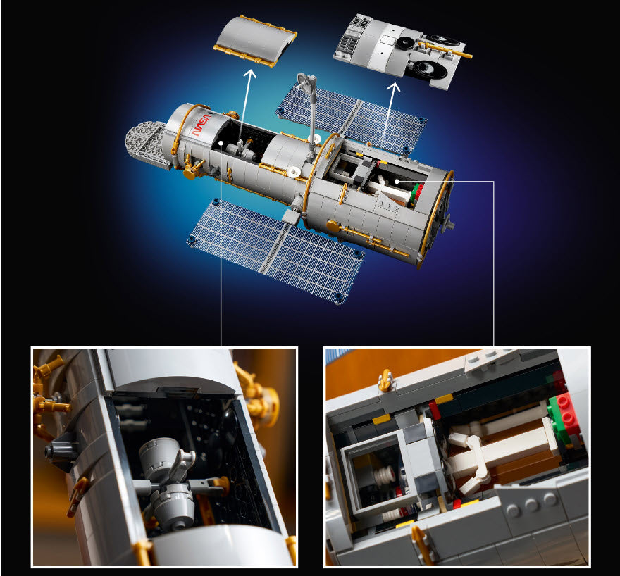 LEGO Icons 11382 Hubble-Weltraumteleskop