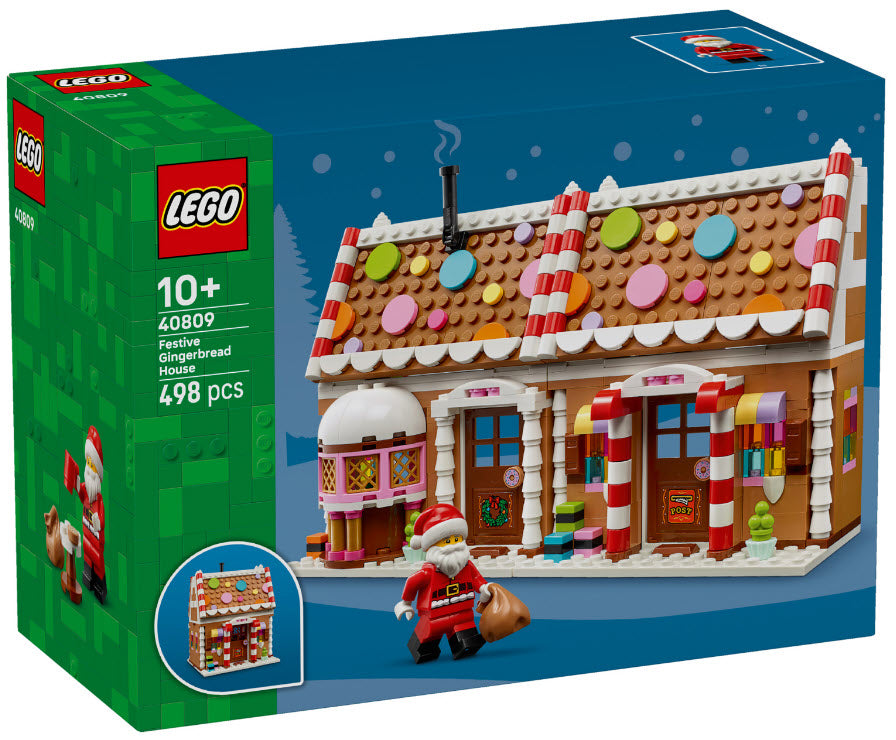 LEGO Seasonal 40809 Weihnachtliches Lebkuchenhaus