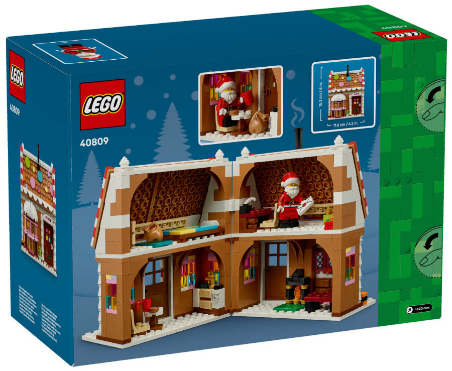 LEGO Seasonal 40809 Weihnachtliches Lebkuchenhaus