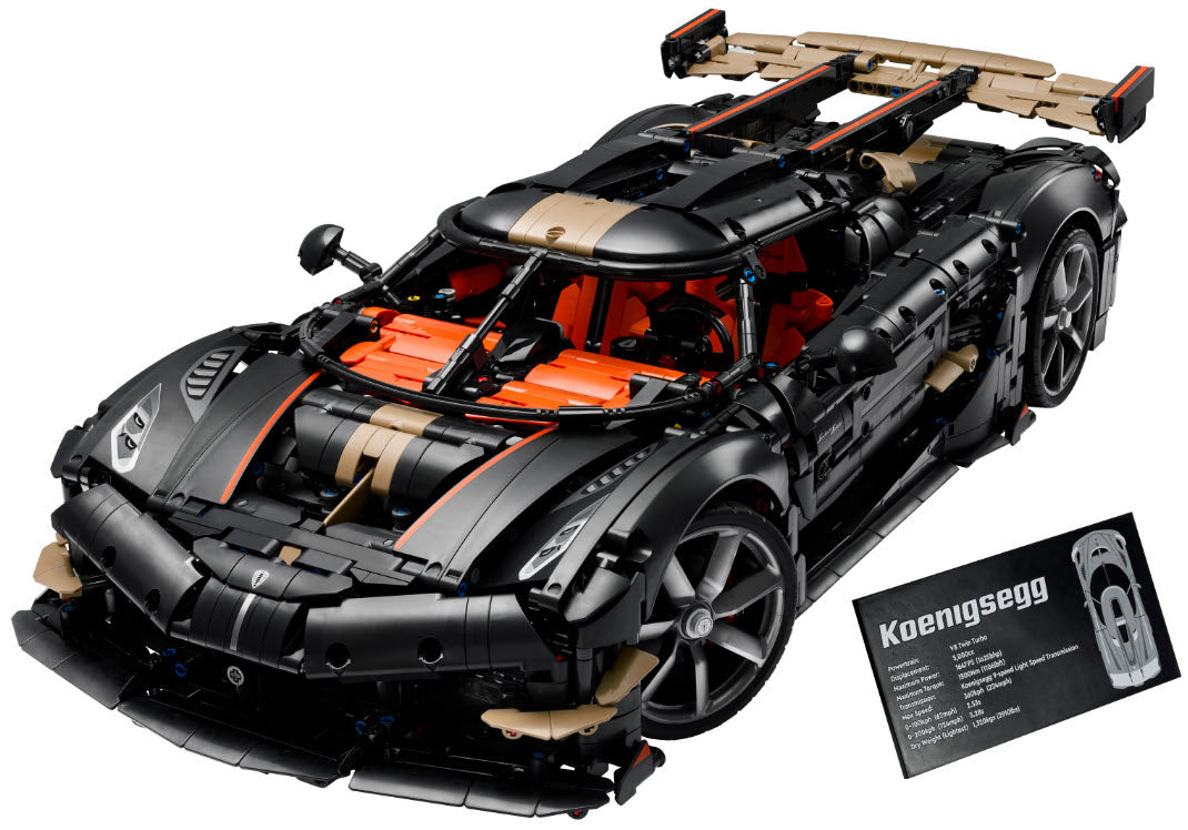 LEGO Technic 42232 Koenigsegg Sadair's Spear Hypercar