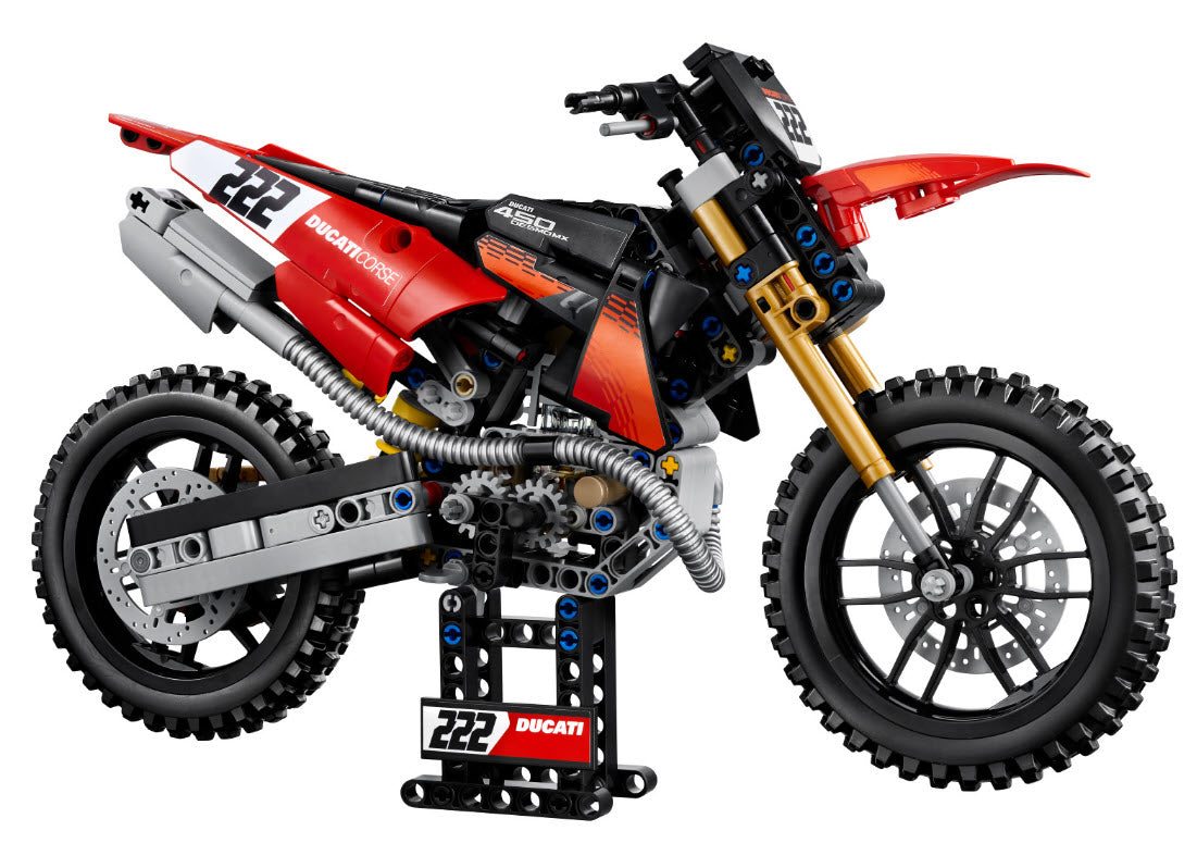 LEGO Technic 42238 Ducati Desmo450 MX Factory Motorrad