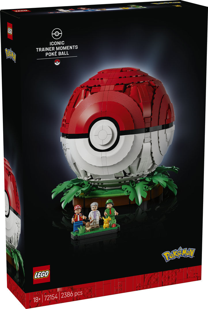 LEGO Pokémon 72154 Pokéball mit Beeindruckenden Trainermomenten