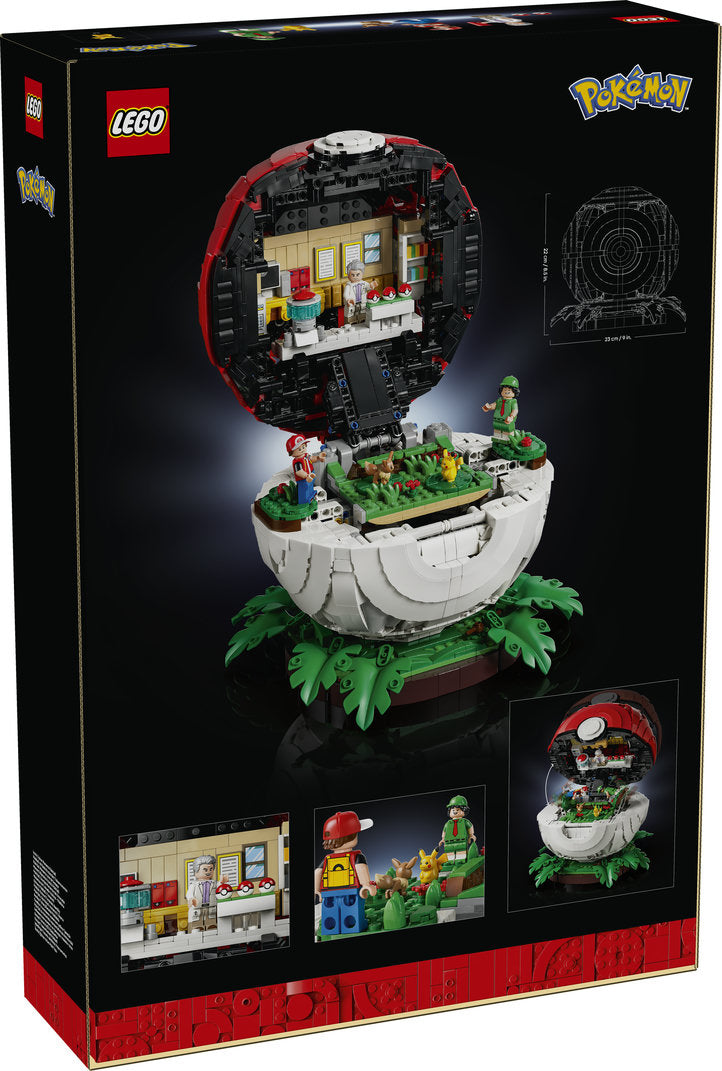LEGO Pokémon 72154 Pokéball mit Beeindruckenden Trainermomenten