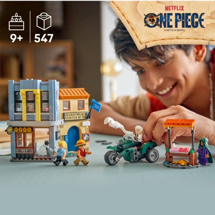 LEGO One Piece 75642 Showdown mit Kapitän Smoker