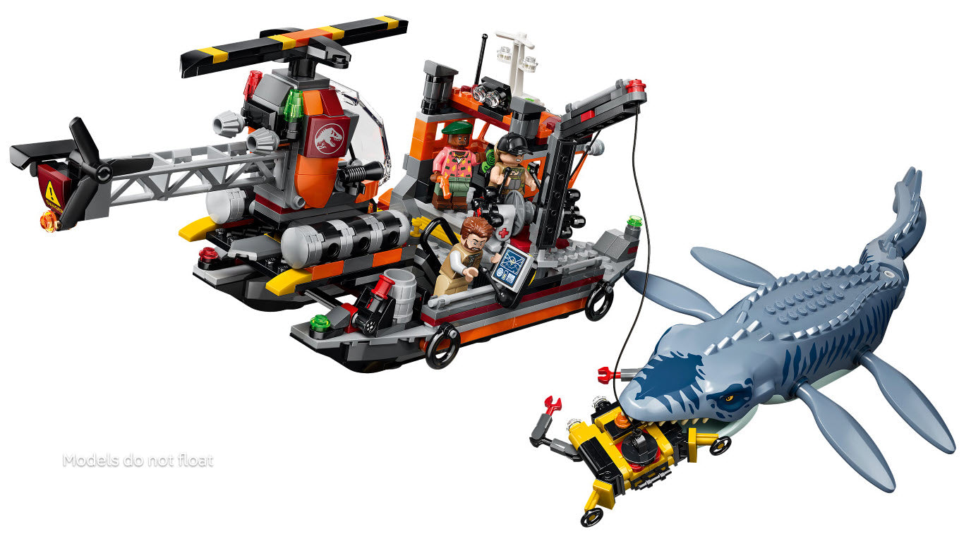 LEGO Jurassic World 77983 Mosasaurier-Angriff auf das Boot