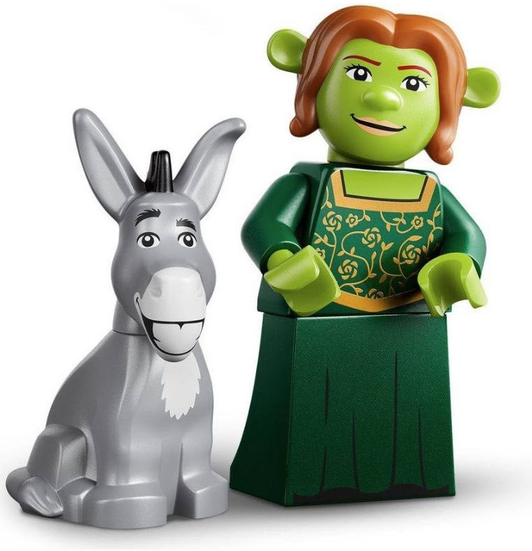 LEGO Shrek Minifiguren 71053-06 Fiona und Esel
