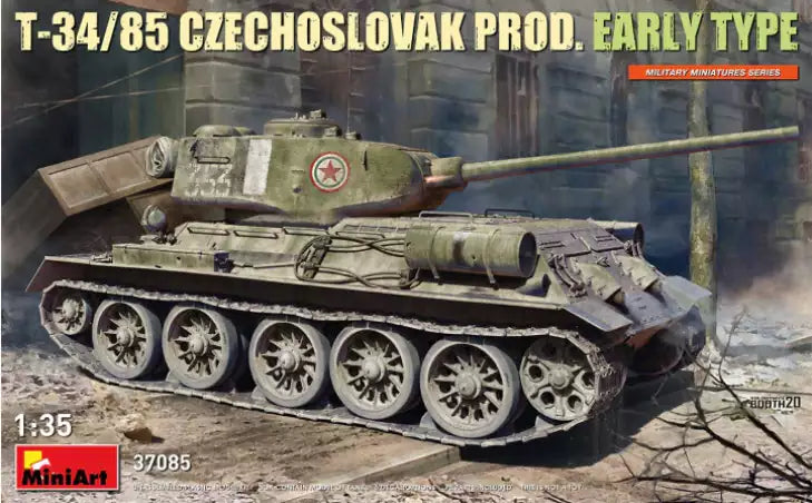 Verpackung: MiniArt 37085 T-34/85 Czechoslovak Prod. Early Type, 1:35