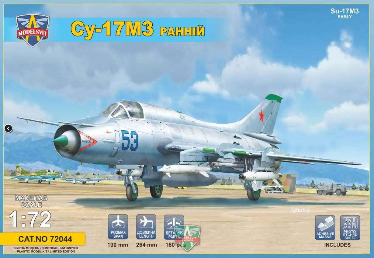 Verpackung: ModelSvit 72044 Sukhoi Su-17M3 "Early version", 1:72