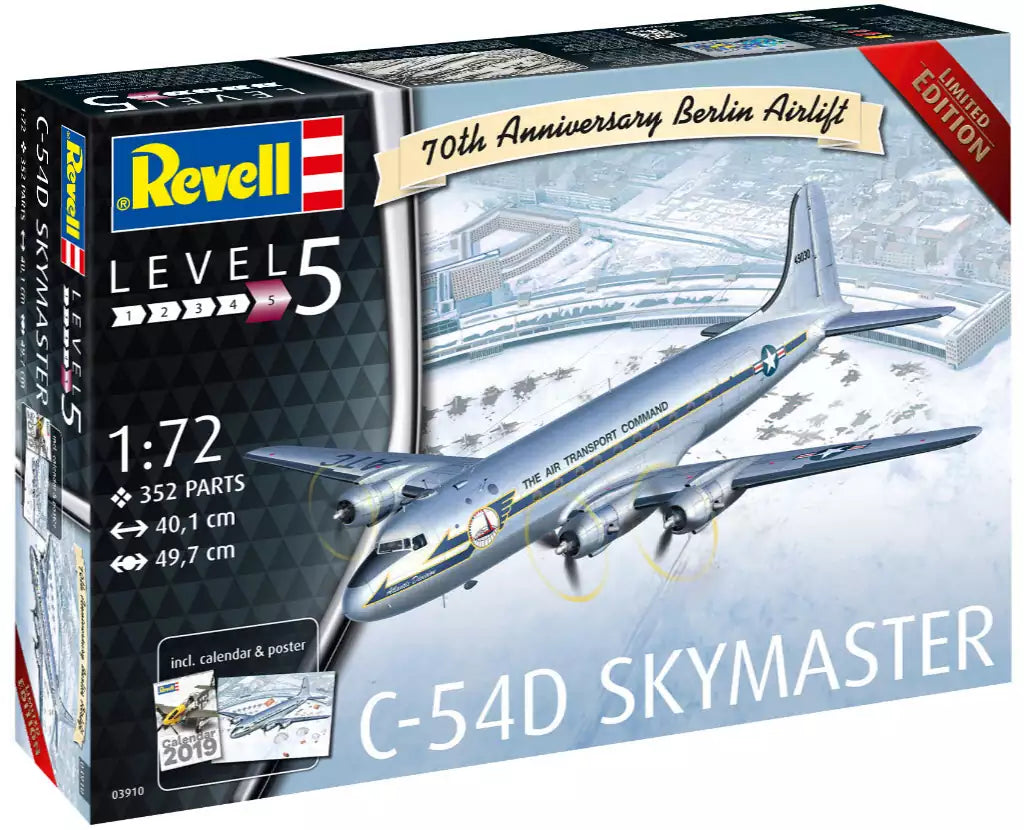Verpackung: Revell 03910 Douglas C-54D Berlin Airlift "70th Anniversary" Limited Edition, 1:72