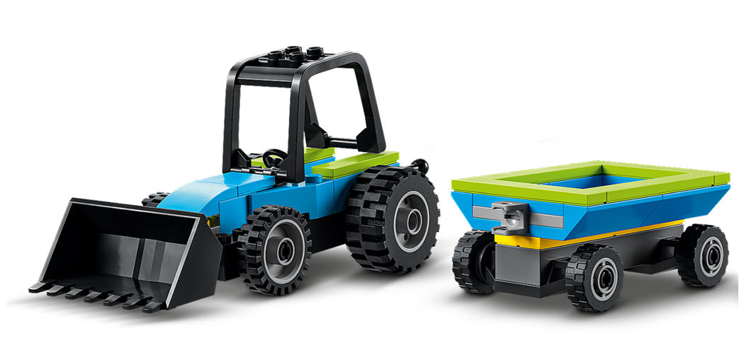 Inhalt: LEGO Split-Sets S605 Traktor mit Anhänger