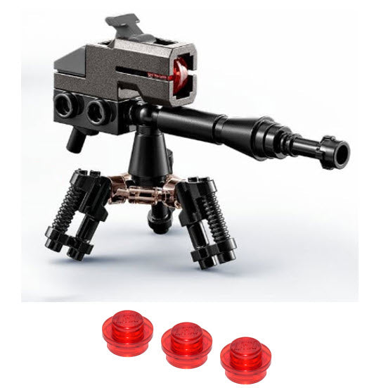 Inhalt: LEGO Split-Sets S753 Star Wars schwerer E-Netz-Repetierblaster