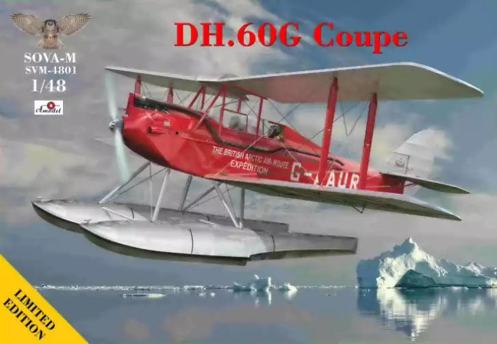 Verpackung: SOVA-M 4801 DH.60G Coupe Polar British expedition, 1:48