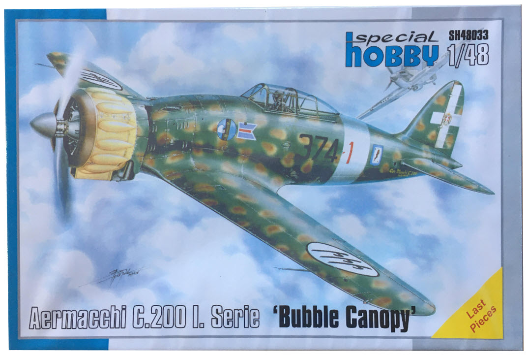 Verpackung: Special Hobby SH48033 Aermacchi C.200 Saetta, 1:48