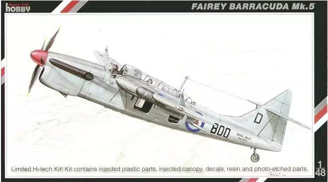 Verpackung: Special Hobby SH48069 Fairey Barracuda Mk.5, 1:48