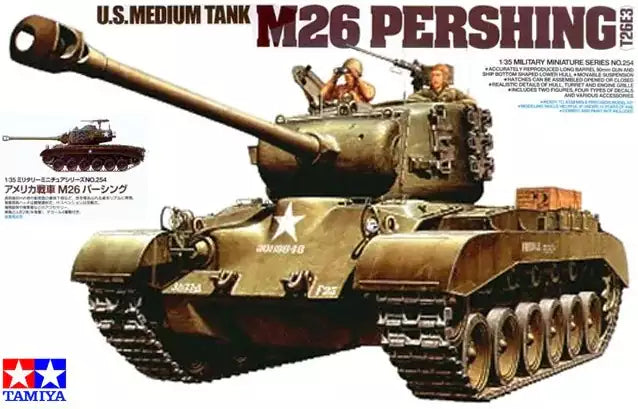 Verpackung: Tamiya 35254 U.S. Medium Tank M26 Pershing (T26E3), 1:35