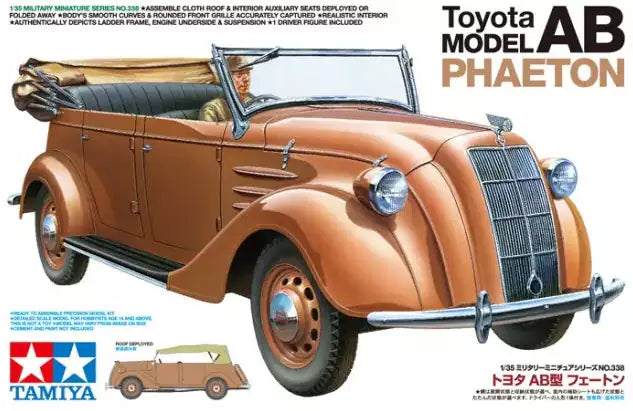 Verpackung: Tamiya 35338 Toyota MODEL AB PHAETON, 1:35