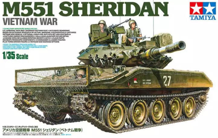 Verpackung: Tamiya 35365 M551 Sheridan Vietnam War, 1:35
