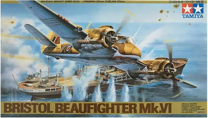 Verpackung: Tamiya 61053 Bristol Beaufighter Mk.VI, 1:48