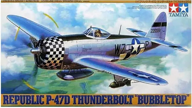 Verpackung: Tamiya 61090 Republic P-47D Thunderbolt "Bubbletop", 1:48